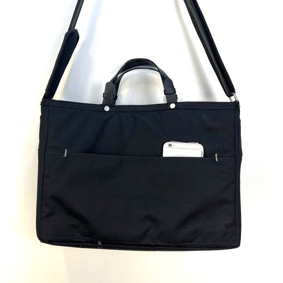 Sherpani Laptop Travel Crossbody Bag Unisex Black Lightweight - Picture 13 of 13